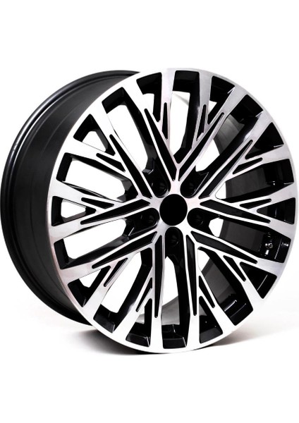 -W7021-01 9.0X19" -5X112 ET35 66.6 Deep Black Diamond Gloss Jant (4 Adet)