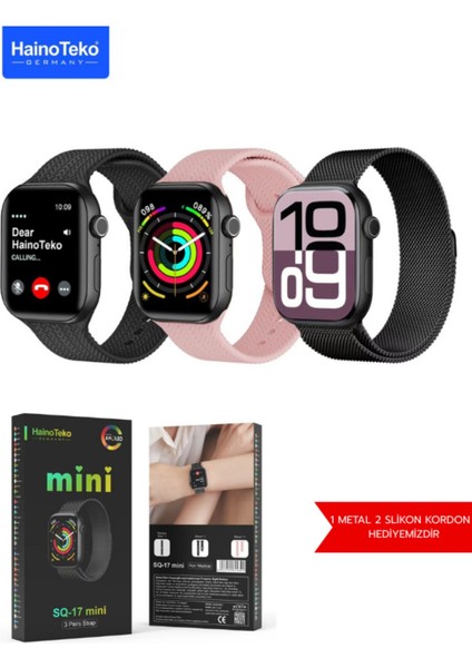 Sq-17 Mini Akıllı Saat 3 Kordonlu 38 mm Watch 10 Series Mini Sesli Görüşme Chatgpt fiyatları