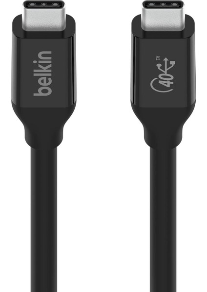 Usb4 USB C - USB C Kablosu 2,6 Ft (100 W'a Kadar Güç Sağlama, 40 Gb/sn Veri Aktarım Hızı ve Thunderbolt 3, USB 3.2 ve Daha Fazlası ile Geriye Dönük Uyumluluk ile USB If Sertifikalı)