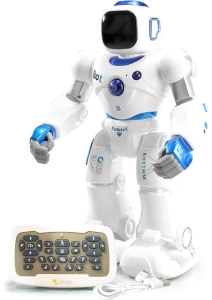 GAW--1088 Kumandalı Interaktif Şarjlı Eğitici Eğlendirici Akıllı Büyük Robot.glpzr