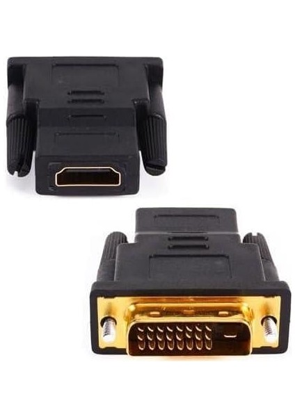 Plus PX-1815 (24+1) M DVI To HDMI F Adaptör (Dvı Erkek-Hdmı Dişi)
