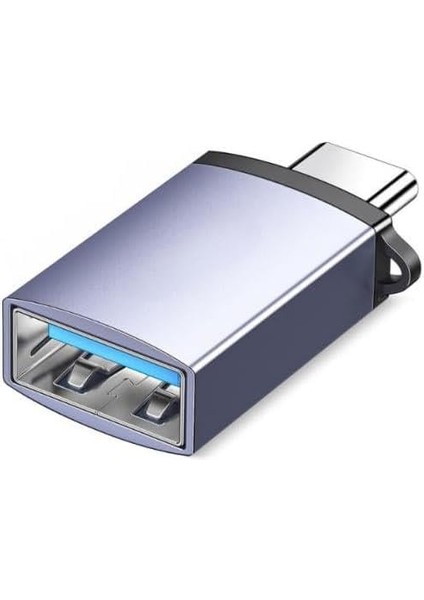 Jazos Type-C To USB 3.1 Otg Dönüştürücü Adaptör, 10 Gbps Veri Aktarım, Mini USB Çevirici