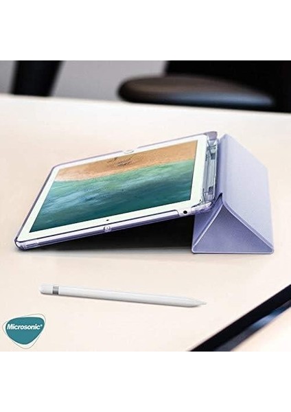 Apple iPad Pro 12.9`` 2022 6. Nesil Için Kılıf (A2436-A2764-A2437-A2766) Origami Pencil Siyah [ipad Pro 12.9 2022 ile Uyumlu Kılıf - Siyah]