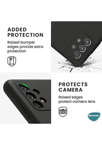 Matte Silicone Samsung Galaxy A23 Için Kılıf Mor [galaxy A23 ile Uyumlu Kılıf - Mor]