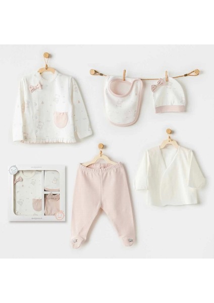 Andywawa AC25950 Ballerina 5 Parça Hastane Çıkışı Ekru