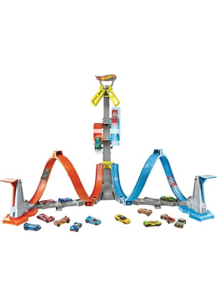 GRW39 Hot Wheels Dikey Uçuş Heyecan Yarış Seti.glpzr