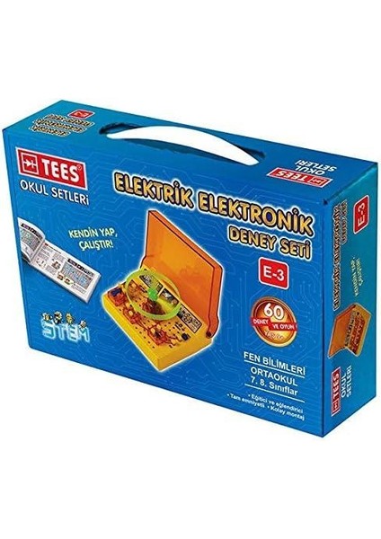 E-3 Fen Bilgisi Elektrik Elektronik Deney Seti