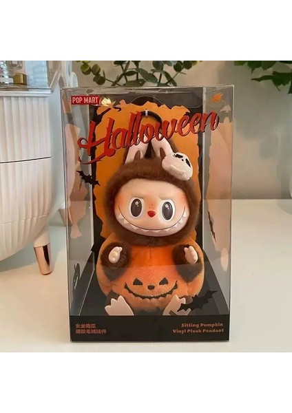Sıcak Anime Figür Labubu Mokoko 1. Bahar Çiçek Tatlım Küçük Melek Küçük Milan Balkabağı Pvc Kolye Bebek Anahtar Zinciri Hediye Color: Balkabağı (Yurt Dışından)