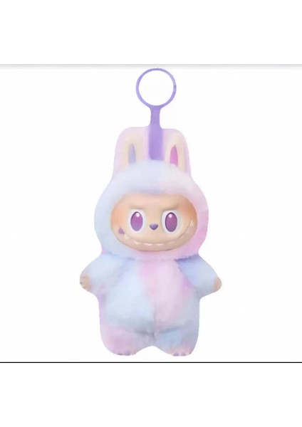 Labubu 3.0 Sıcak 17 cm Canavarlar Kalp Atışı Macaron Emaye Yüzü Sevimli Doldurulmuş Pvc Figürin Masa Süsü Kawaii Oyuncak Çocuk Hediye Rengi: Iyi Servet (Yurt Dışından)
