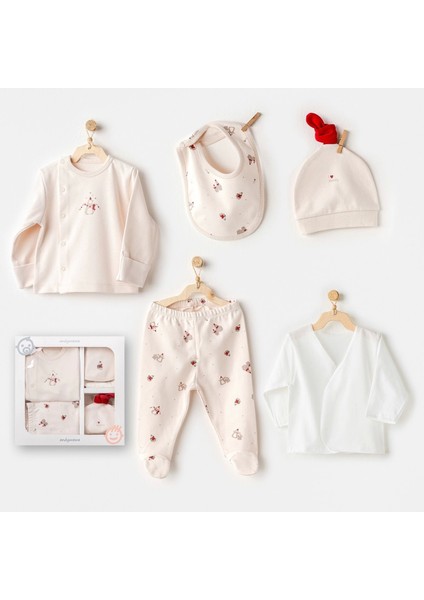 Andywawa AC25340 Penguin 5'li Hastane Çıkışı Ekru