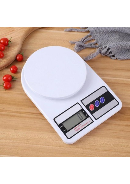 Mutfak Tartısı, Elektronik Hassas Mutfak Terazisi, Tartısı, Dijital Mutfak Tartısı, Mutfak Terazisi, 10 kg 1 gr Hassasiyet, Dara Özelliği [enerji Sınıfı A++