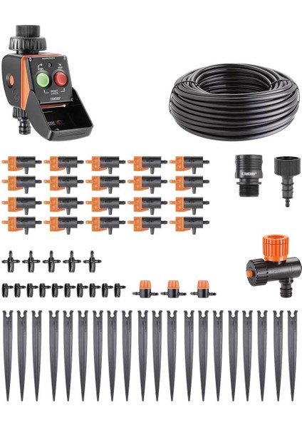 90763 Timer Kit 20 Pratico Damlama Hortumlu Zamanlayıcı Set