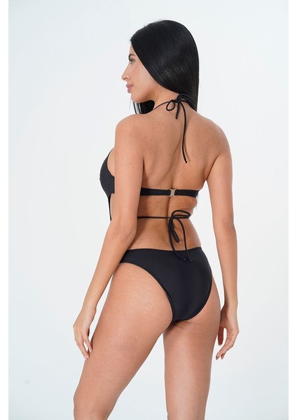 Sunsurf 2025 Kreasyonu Siyah Taşlı Mayokini