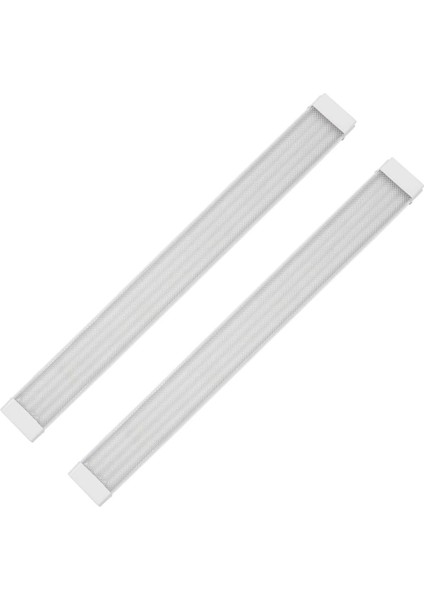 60W 120 cm Kristal Beyaz LED Bant Armatür 6500K (2li Paket) (4887)