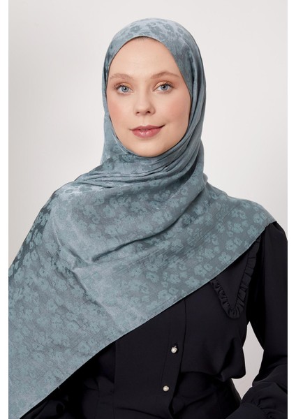 Mint Yeşili Leopar Desen İtalyan Jakar Şal modelleri