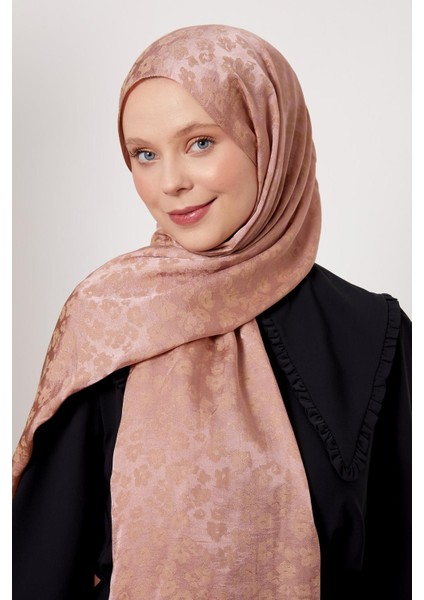 Gül Leopar Desen İtalyan Jakar Şal modelleri