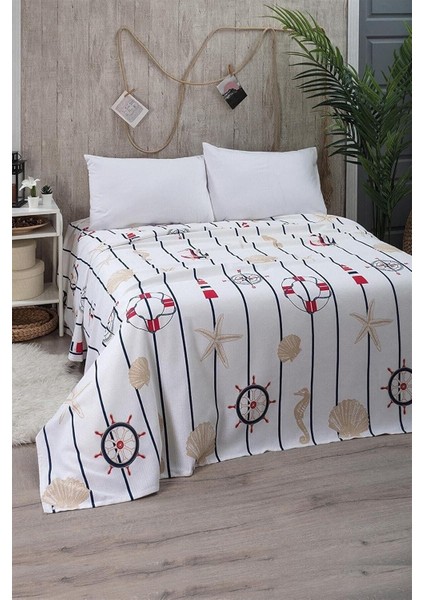 Marine Tek Kişilik Pike Yatak Örtüsü 170 x 230