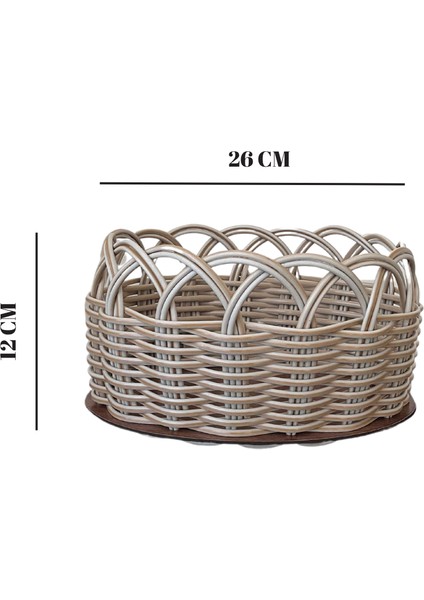 Papatya Renk Premium Oval Sepet fırsatları