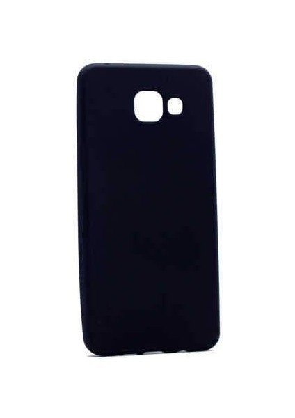 Galaxy A7 2016 Uyumlu Mat Yumuşak Silikon Kılıf (Siyah)
