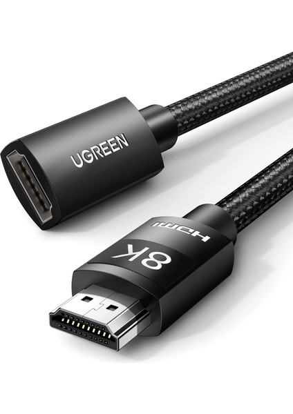 8k HDMI 2.1 Uzatma Kablosu Dişi Erkek HDMI Uzatma UHD Arc Desteği Ps5, Xbox One Vb.(1m)