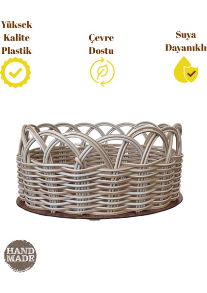 Papatya Renk Premium Oval Sepet indirimleri