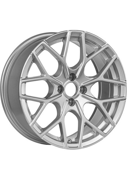 -S1038-13 7.5X17" -4X100 ET35 73.1 Silver Jant (4 Adet)