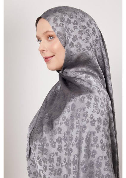 Füme Leopar Desen İtalyan Jakar Şal