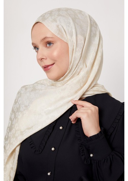 Krem Leopar Desen İtalyan Jakar Şal fiyatları