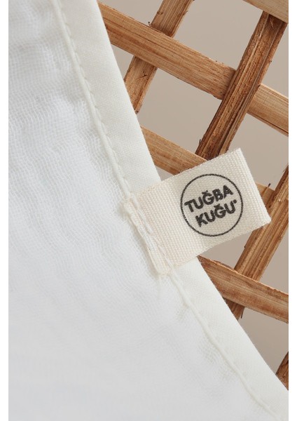 4 Kat Müslin Kapüşonlu Havlu - For Baby Serisi - Somon Gökkuşağı indirimleri