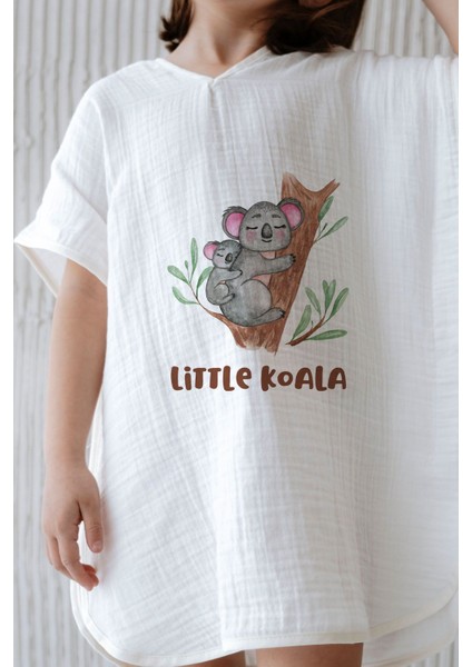 4 Kat Müslin Panço - For Baby Serisi - Anne ve Yavru Koala