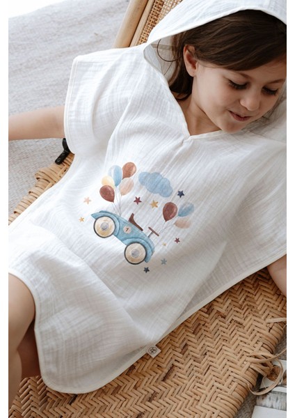 4 Kat Müslin Panço - For Baby Serisi - Balonlu Araba fiyatları