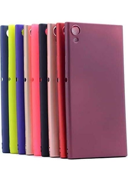 Xperia Xa1 Uyumlu Mat Yumuşak Silikon Kılıf (Siyah)