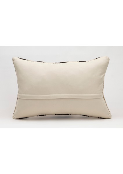 El Yapımı Kilimden Yapılmış Vintage Kırlent Kılıfı, Yün, 40X60 cm fırsatları