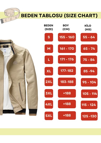 Nakış Armalı Mevsimlik Erkek Mont & Ceket Krem fiyatları