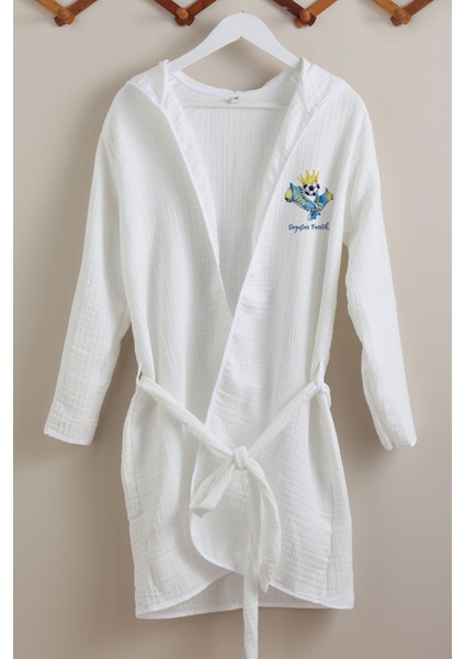 4 Kat Müslin Bornoz - For Baby Serisi - Sarı Lacivert fiyatları