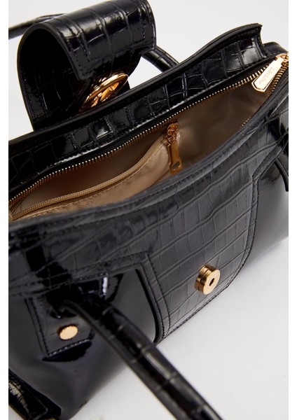 Siyah Rugan Baget Omuz Çantası fırsatları