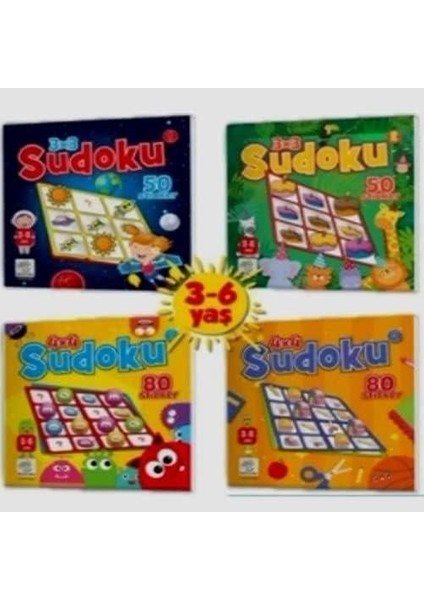 Sudoku Serisi (3-6 Yaş) - Dikkat Gelişti