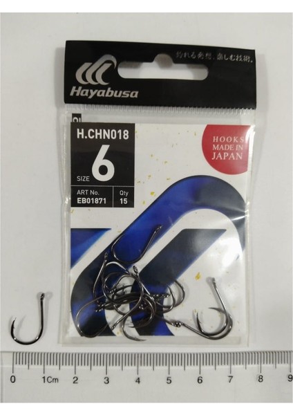 Hchn 018 Black Nickel Olta Iğnesi 15' Li Paket No : 6