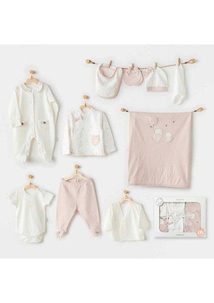 Andywawa AC25951 Ballerina 10 Parça Hastane Çıkışı Ekru