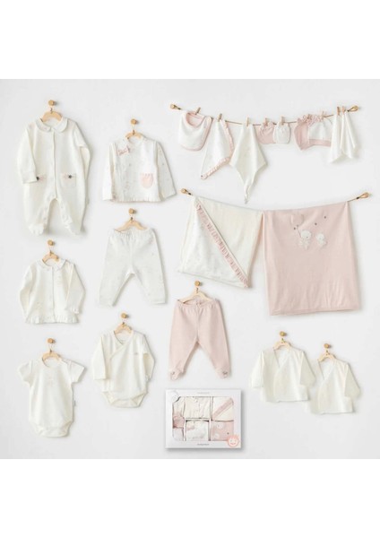 Andywawa AC25952 Ballerina 20 Parça Hastane Çıkışı Ekru