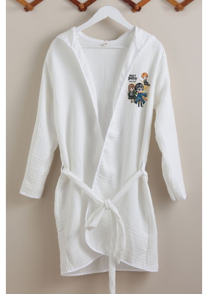 4 Kat Müslin Bornoz - Cartoon Serisi - Harry Potter ve Arkadaşları fiyatları