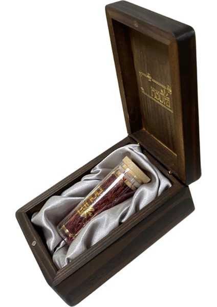 Safran Baharatı 3 gr Özel Ahşap Kutu