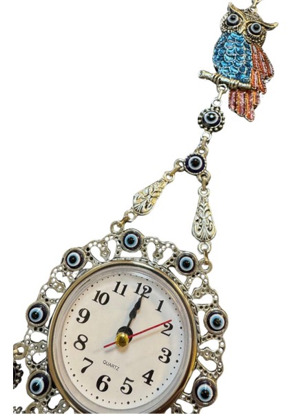 Zamak Döküm Metal Saat Baykuş Figür Duvar Kapı Süsü ve Aksesuar fırsatları