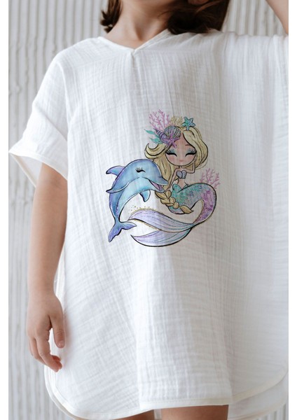 4 Kat Müslin Panço - Little Baby Serisi - Blonde Mermaid modelleri