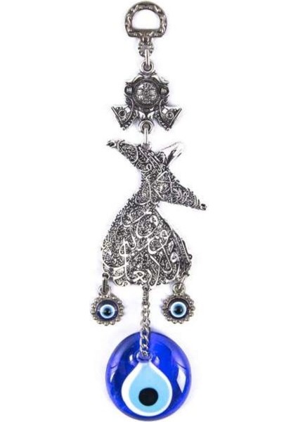 Zamak Döküm Metal Semazen Figür Duvar Kapı Süsü ve Aksesuar