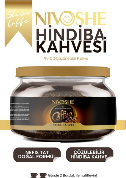 Hindiba Kahvesi Granül Kahve - ( 60 Kullanım ) Net 150GR Kara Hindiba Kahvesi