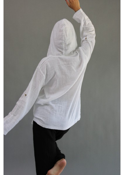Keten Unisex Kapüşonlu Sweet