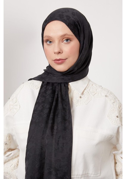 Siyah Leopar Desen İtalyan Jakar Şal modelleri