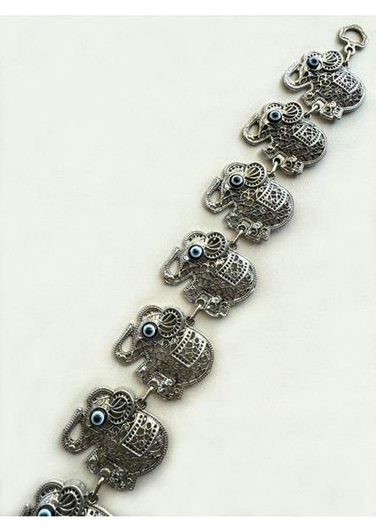 Zamak Döküm Metal 7'li Fil Figür Duvar Kapı Süsü ve Aksesuar modelleri