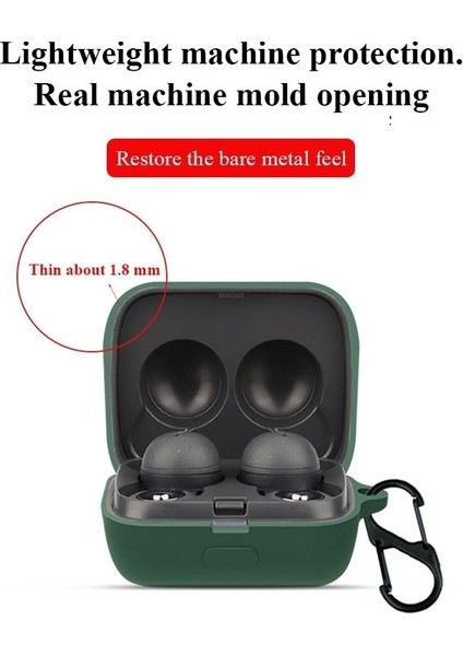 Sony Linkbuds WF-L900-2 Koyu Yeşil Için Bluetooth Kulaklık Silikon Kılıf (Yurt Dışından) fırsatları